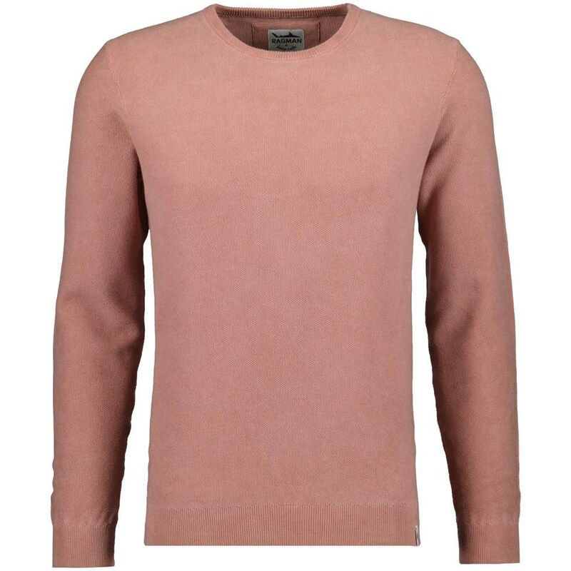 Pánsky staroružový bavlnený pulóver RAGMAN 47635040
