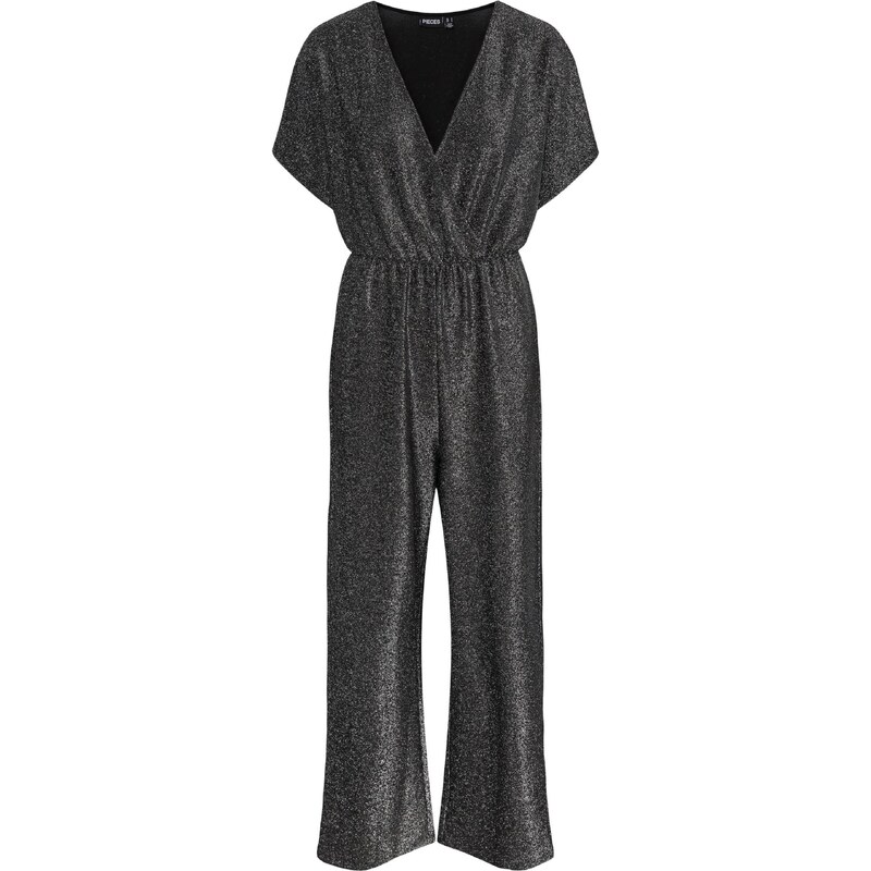 PIECES Overal Serina antracitová / strieborná 54256906