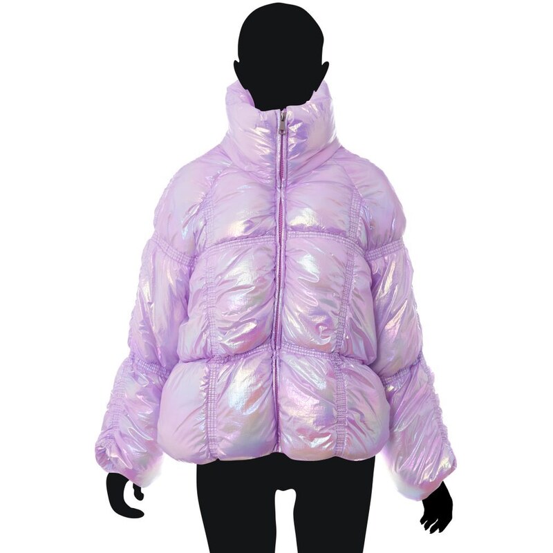 Due Linee Dámska zimná bunda perleťová fialová 27541972