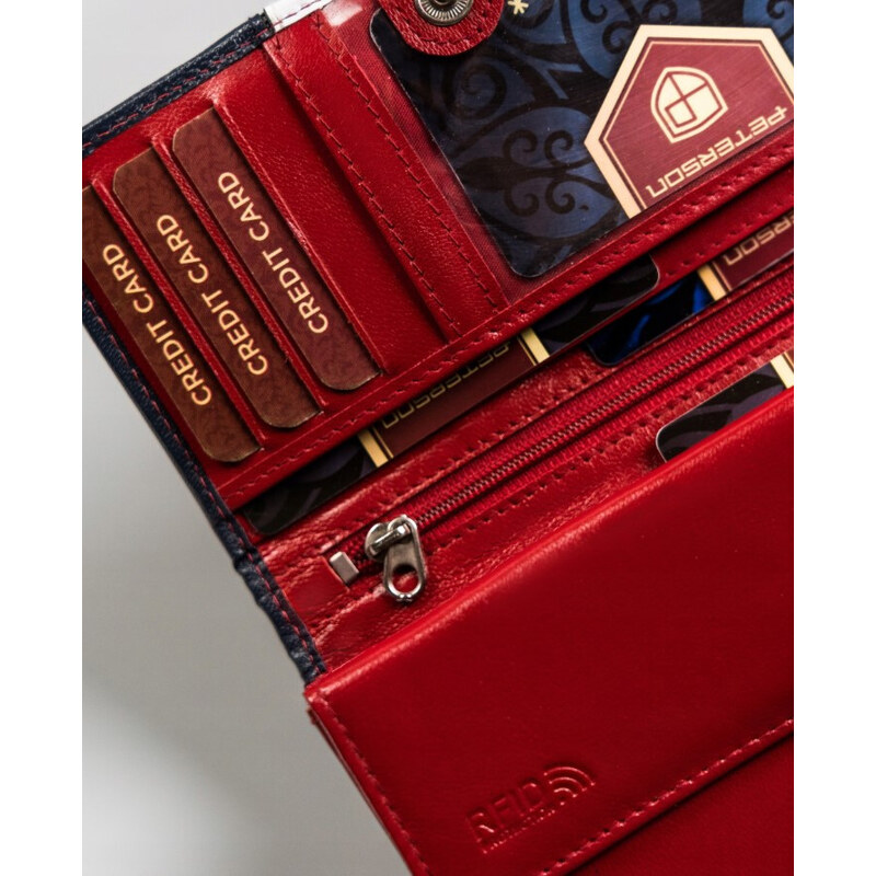 PETERSON-dámska peňaženka-vášeň vo farbách-štýlový strih, kde každý detail tancuje s vášňou