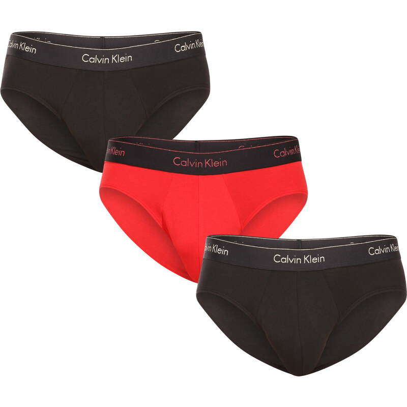 3PACK pánske slipy Calvin Klein viacfarebné (NB3871A-KHZ) 47547424