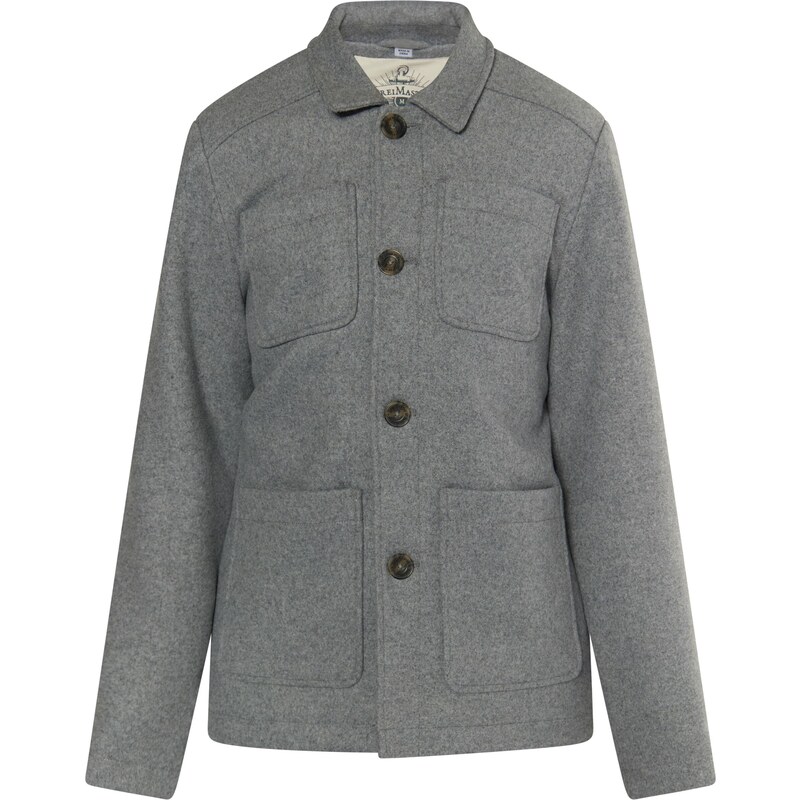 DreiMaster Vintage Prechodný kabát sivá melírovaná 54254931