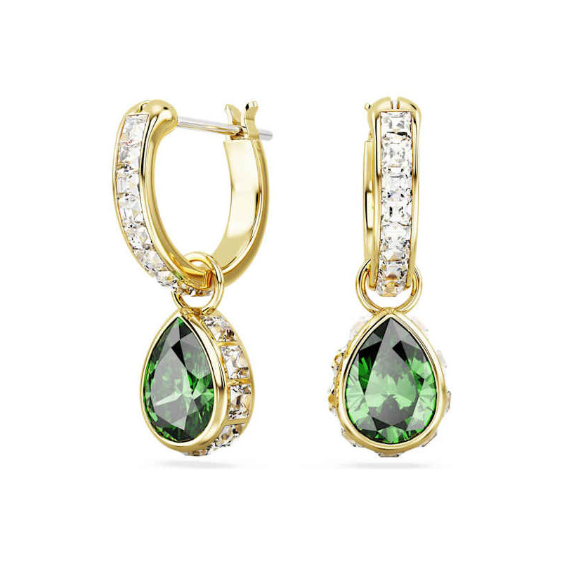 Swarovski Očarujúce pozlátené náušnice 2v1 s kryštálmi Stilla 5662922 66588161