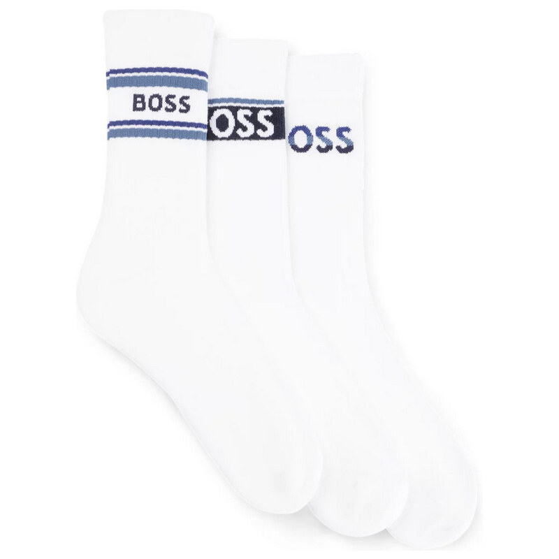 3PACK ponožky BOSS bielé (50502027 100) uni 47879088