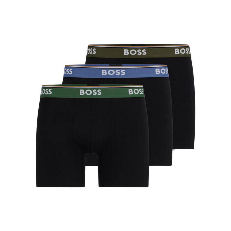 3PACK pánske boxerky BOSS čierné (50508950 971) 47879079