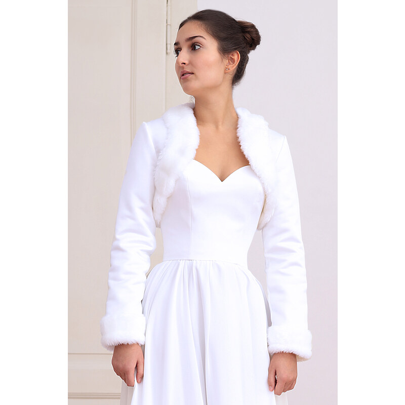 Glara Romantické zimné bolerko 49330246