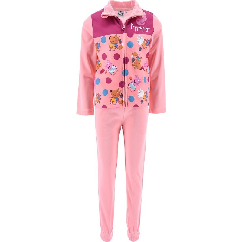 Svetloružová dievčenská tepláková súprava Peppa Pig 47888358
