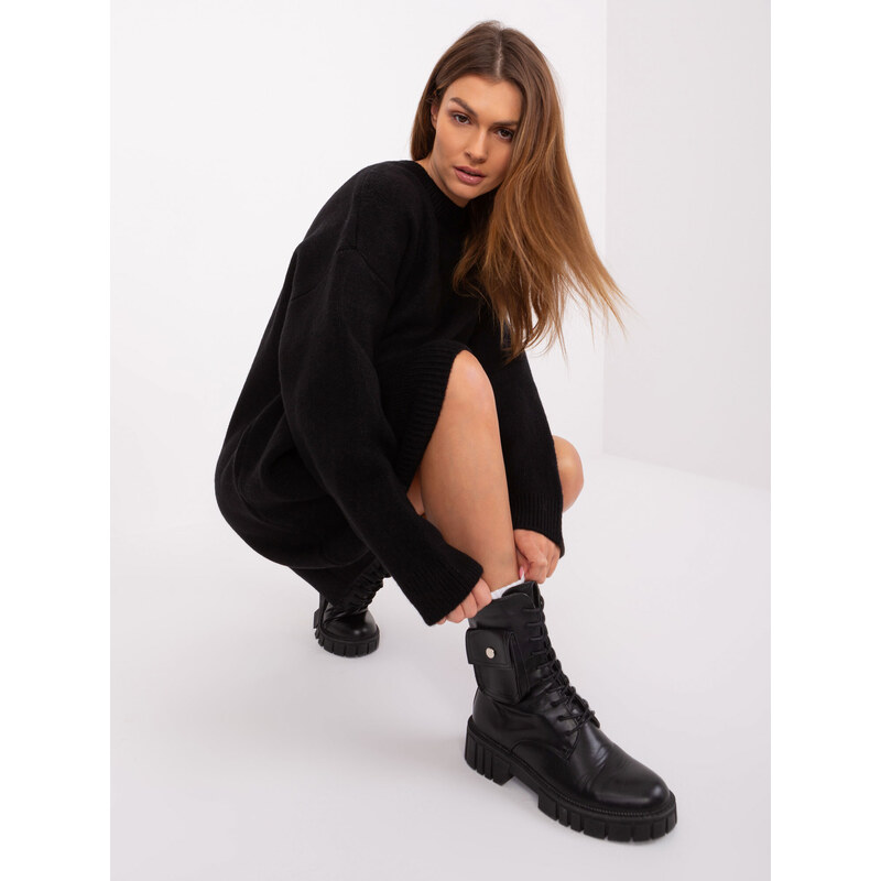 RUE PARIS Dress-LC-SK-0568.01P-Black 64666327