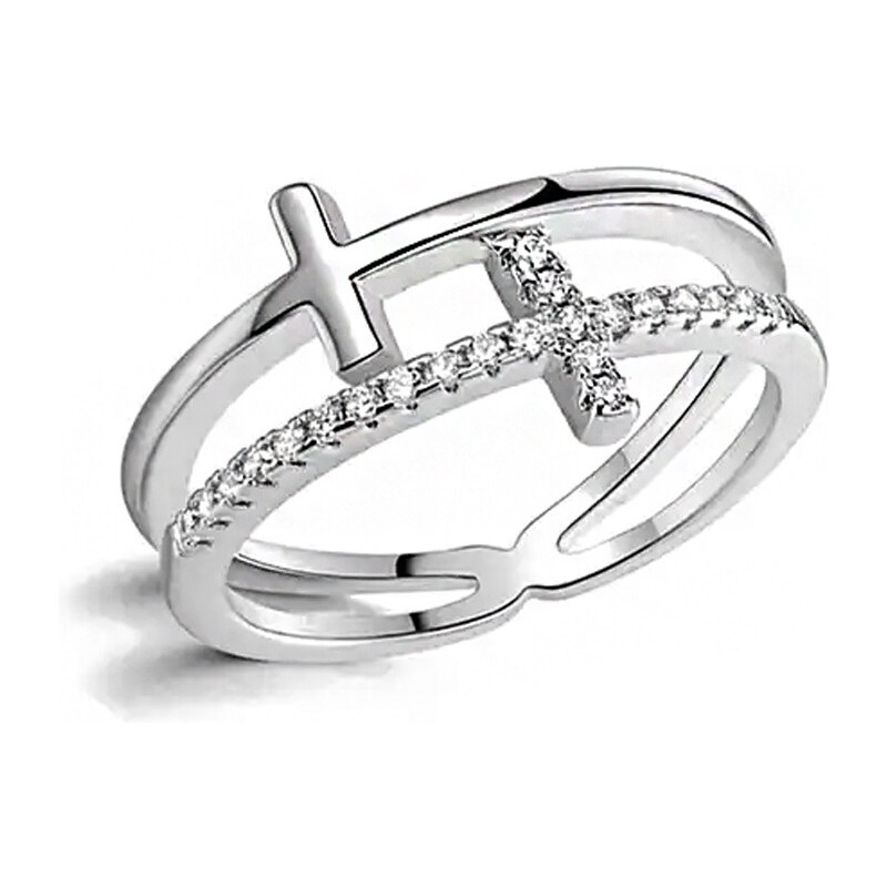 Dámsky strieborný prsteň FOXY 47893019
