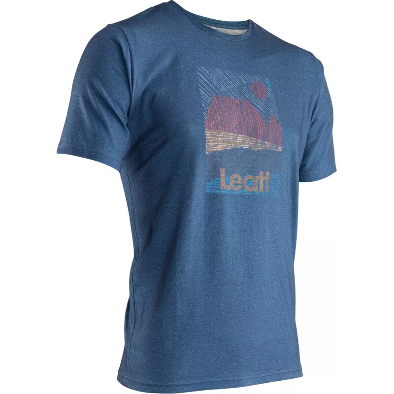 Leatt tričko s krátkym rukávom Core, pánske, denim 47894775