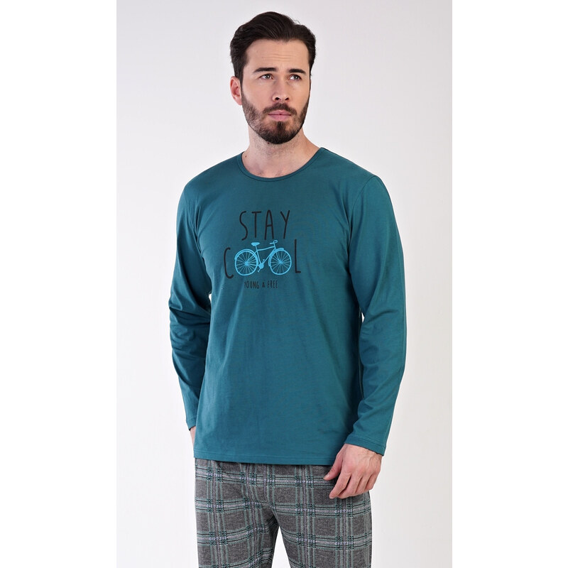 Vienetta MAN Pánske dlhé pyžamo Adam 49789407