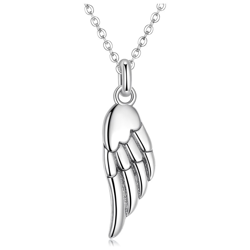 Ligot Strieborný náhrdelník s príveskom krídlo