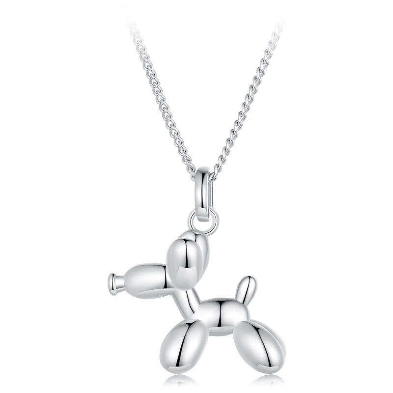 Ligot Strieborný náhrdelník balónový pes 47927883