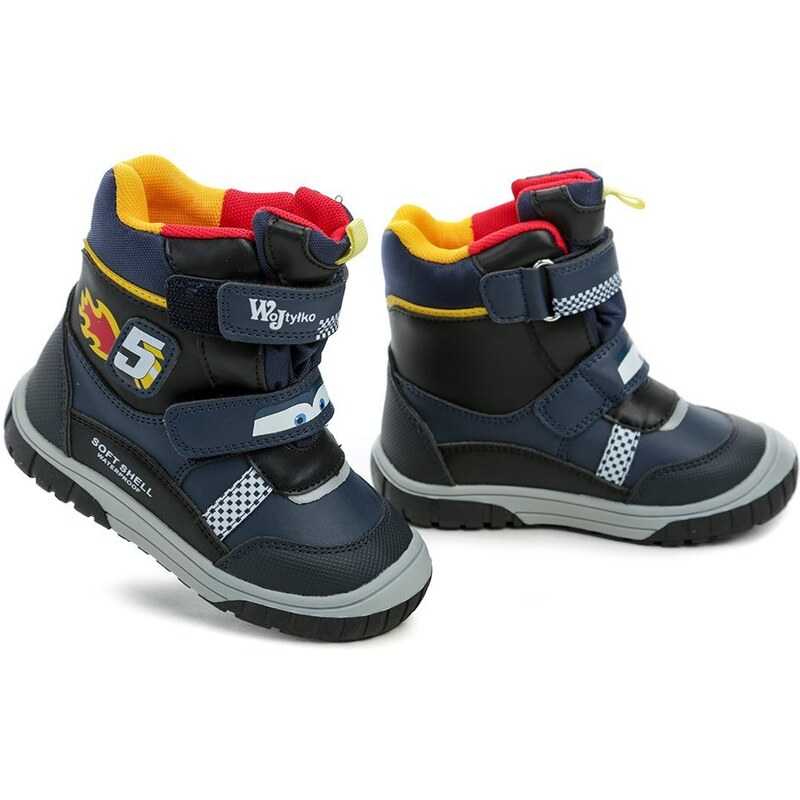 Wojtylko 1Z24098 modré detské zimné topánky