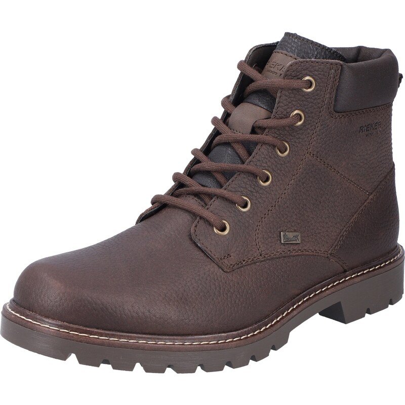 Rieker Šnurovacie čižmy 38842 tmavohnedá 58245495