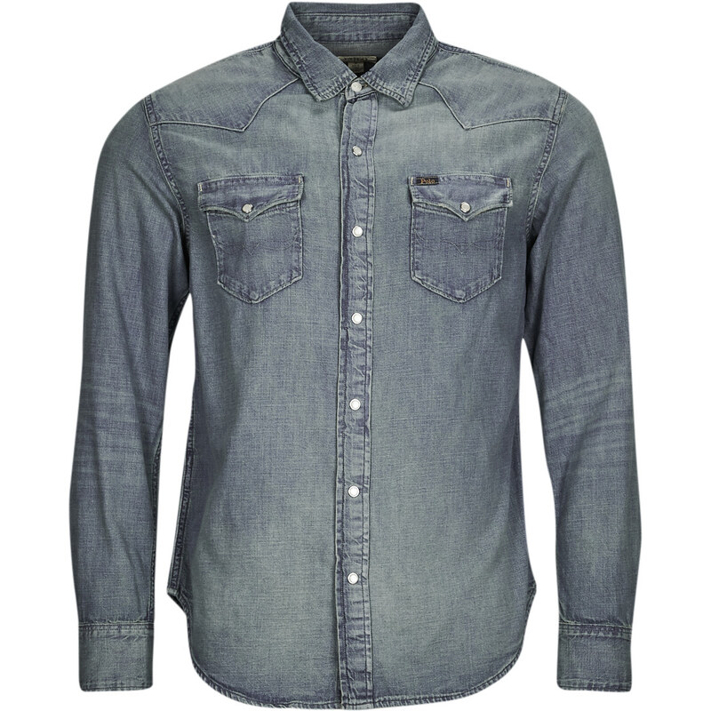 Polo Ralph Lauren Košele s dlhým rukávom CHEMISE WESTERN EN DENIM Polo 62499164