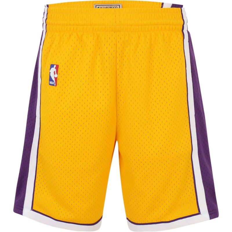 Mitchell & Ness Nohavice LOS ANGELES LAKERS zlatá žltá / tmavofialová 54273272