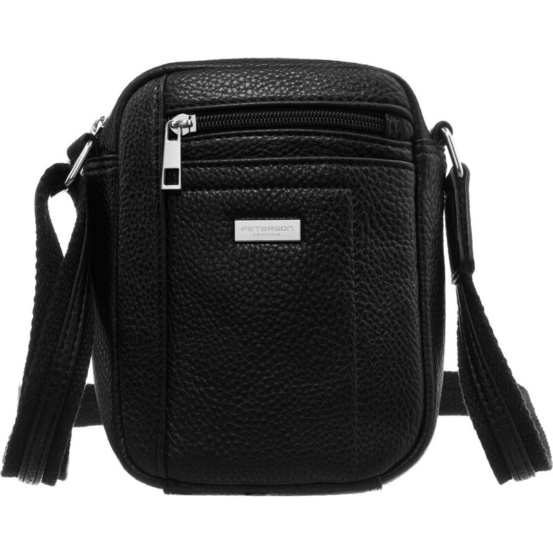 Peterson Čierna taška cez rameno PU PTN 504-MACRO 47952755