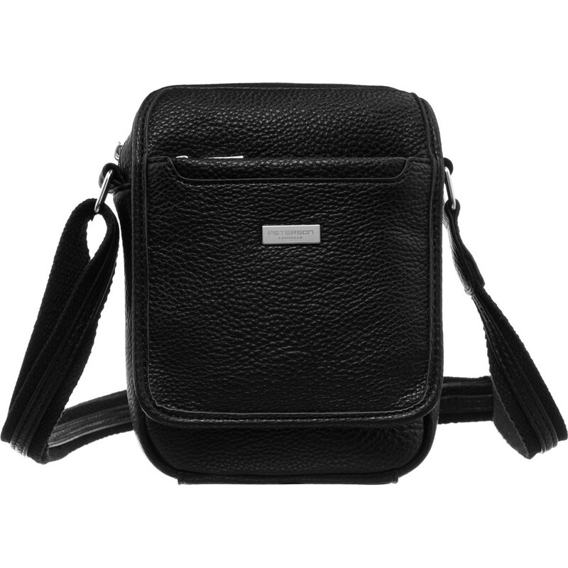Peterson Čierna taška cez rameno PU PTN 1117-MACRO 47952766