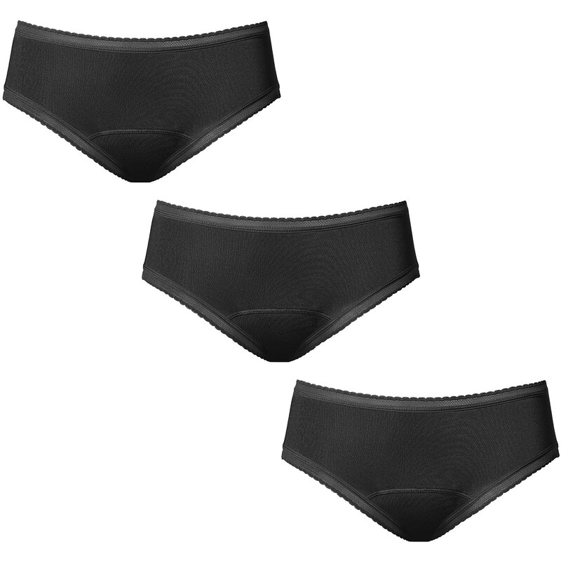 3PACK Menštruačné nohavičky Love Luna Bikiny (LOVE203) 51038282