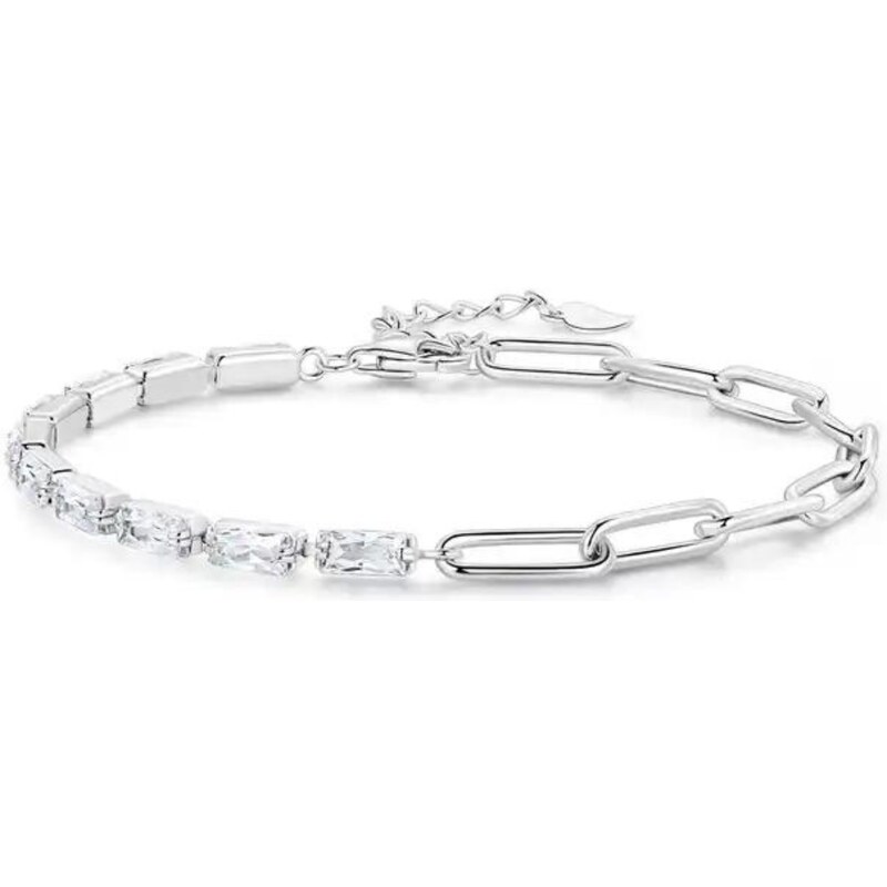 Olivie Strieborný geometrický náramok 8227 47978650