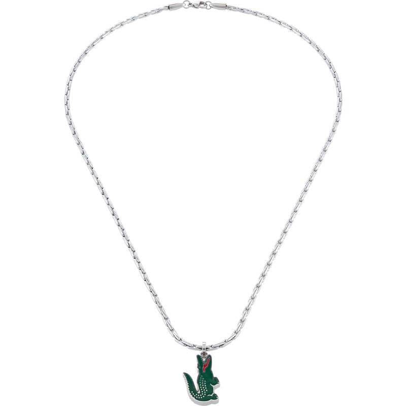 LACOSTE Retiazka jedľová / červená / strieborná 54282698