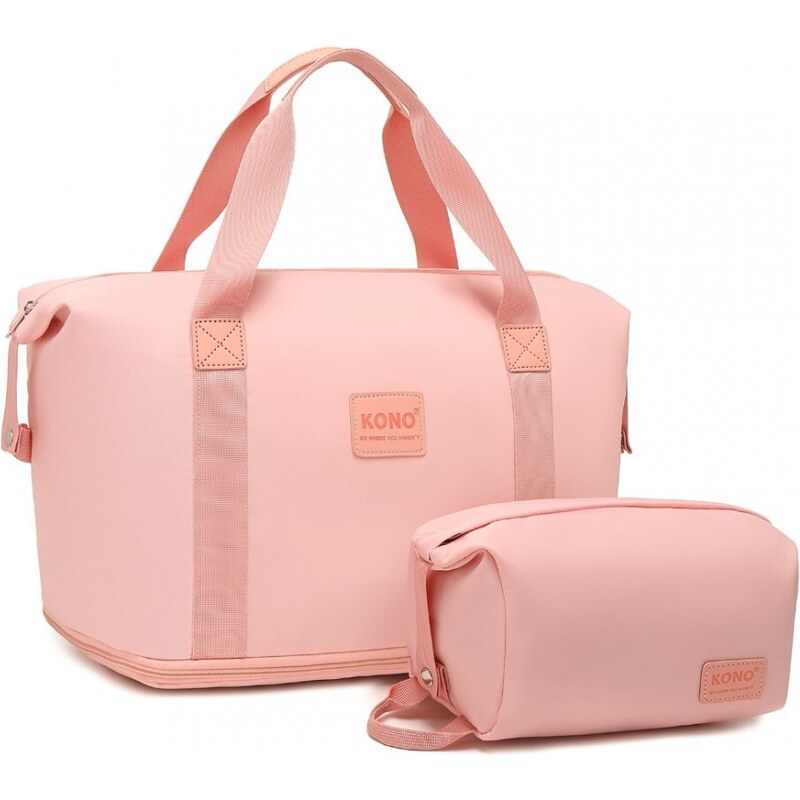KONO Cestovná taška - rozšíriteľná, vodeodolná s kozmetickou taštičkou 47994776