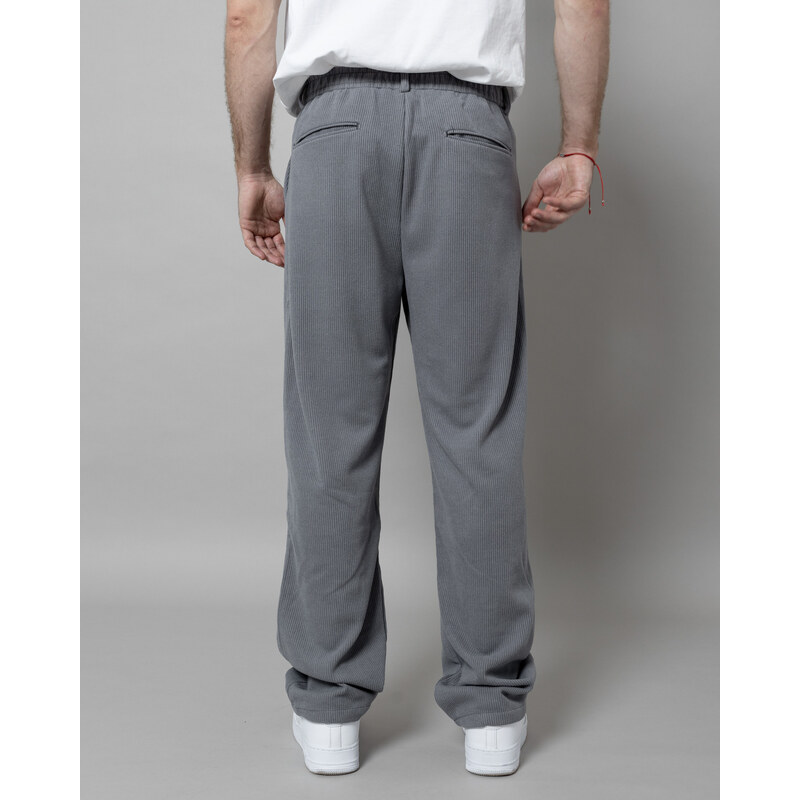 2Y Premium Sivé elegantné nohavice VIBRANT