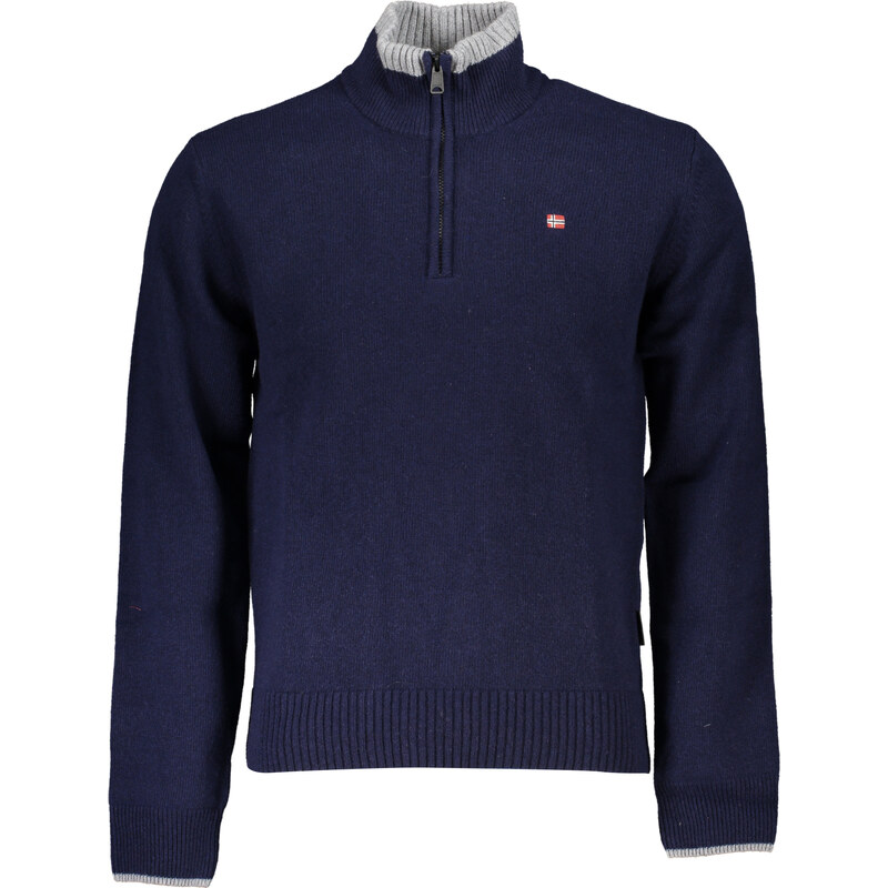 Modrý sveter Napapijri pre mužov 64704840