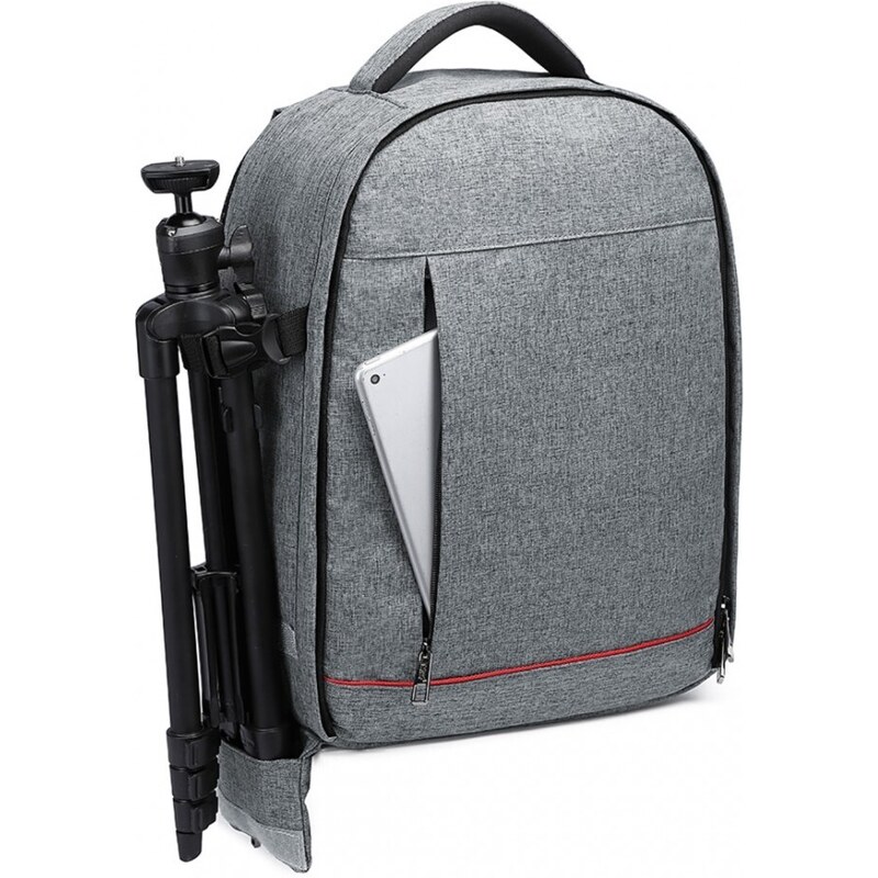 KONO Batoh - pre fotografov, odolný voči nárazu a vode, šedý 48001190