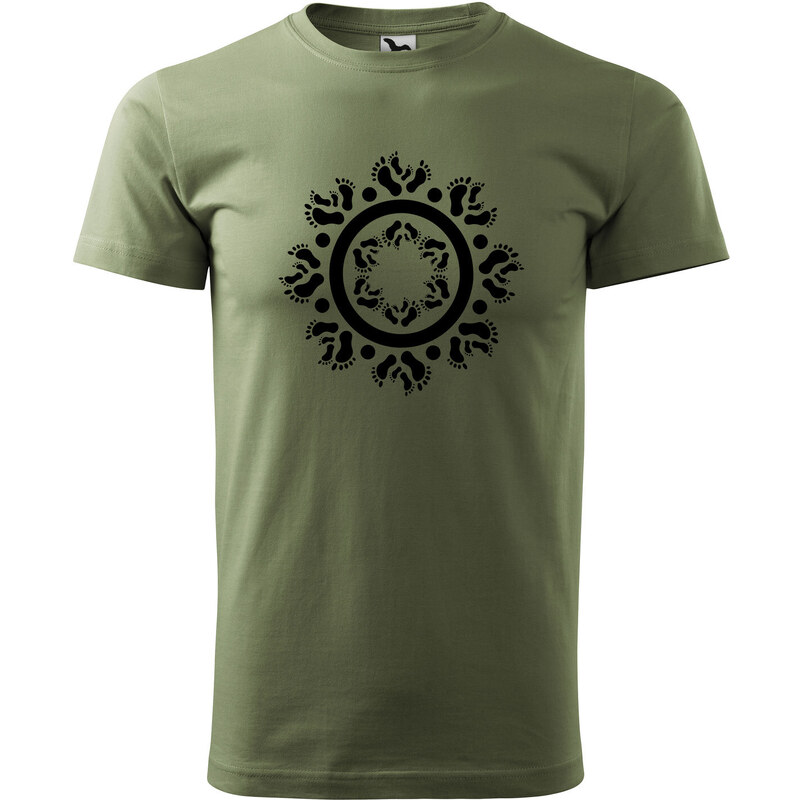 POHAN Pánske tričko s potlačou Slnečné stopy