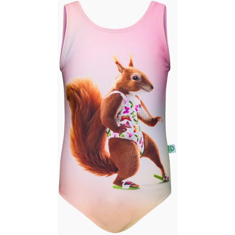 Veselé dievčenské plavky Dedoles Veverička (D-K-BW-OPS-C-RP-1670) 1-2 48023014