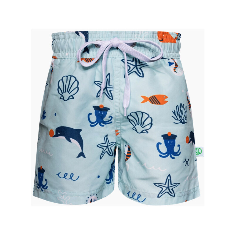 Veselé chlapčenské plavky Dedoles Priatelia mora (D-K-BW-SSH-C-RP-1258 48023030