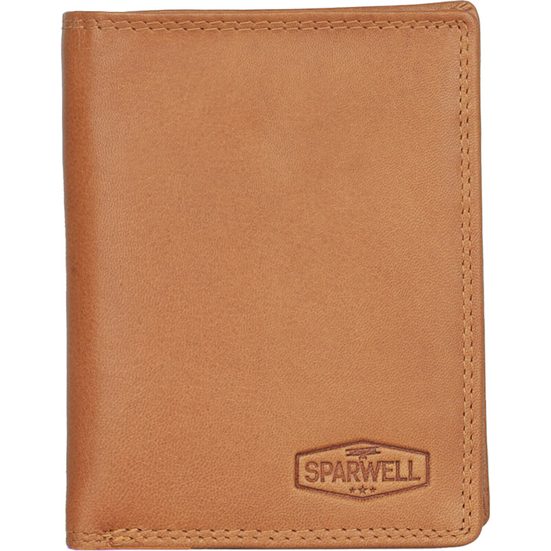 Pánska kožená peňaženka Sparwell Sten - koňak 48199254