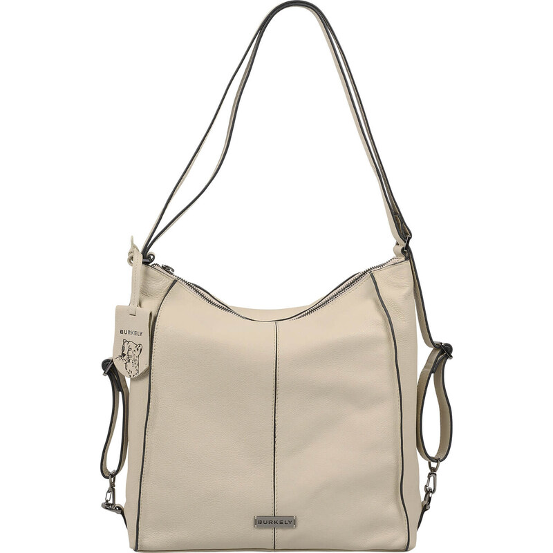 Dámska kožená batôžko kabelka Burkely Ghira - béžová 48200012