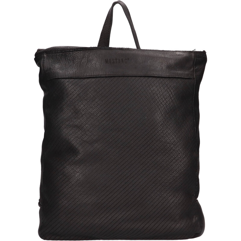 Dámsky kožený trendy batoh Mustang Linc - čierna 48200777