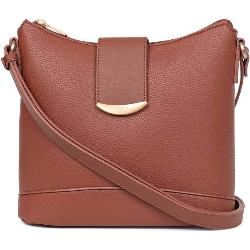 Hexagona Dámska crossbody kabelka Hexagon Reane - hnedá 48200930