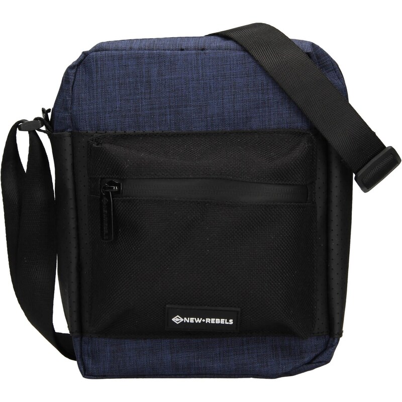 Pánska taška cez rameno New Rebels Edmon - čierno-modrá 48201400