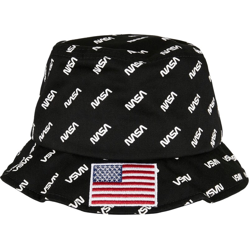 Mister Tee NASA Allover Bucket Black Cap 50598762