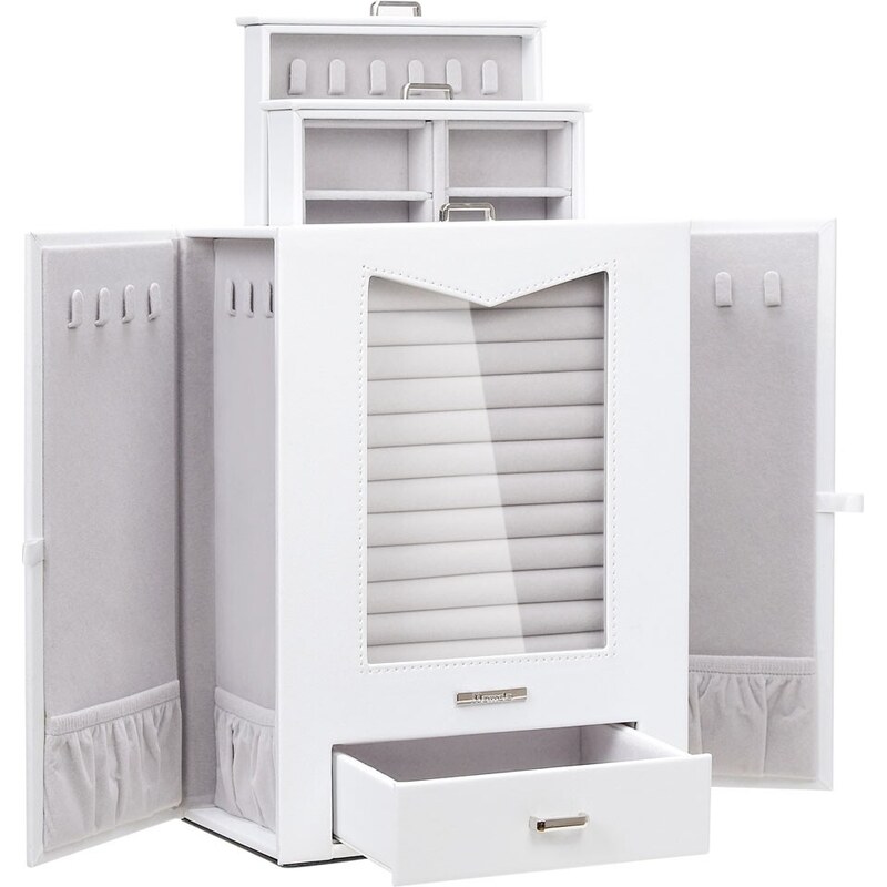 Troli Dizajnová biela šperkovnica 66581602