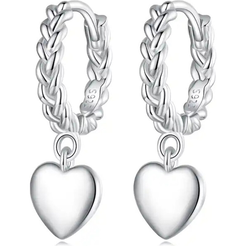 Dámske strieborné náušnice LORETA 48035783