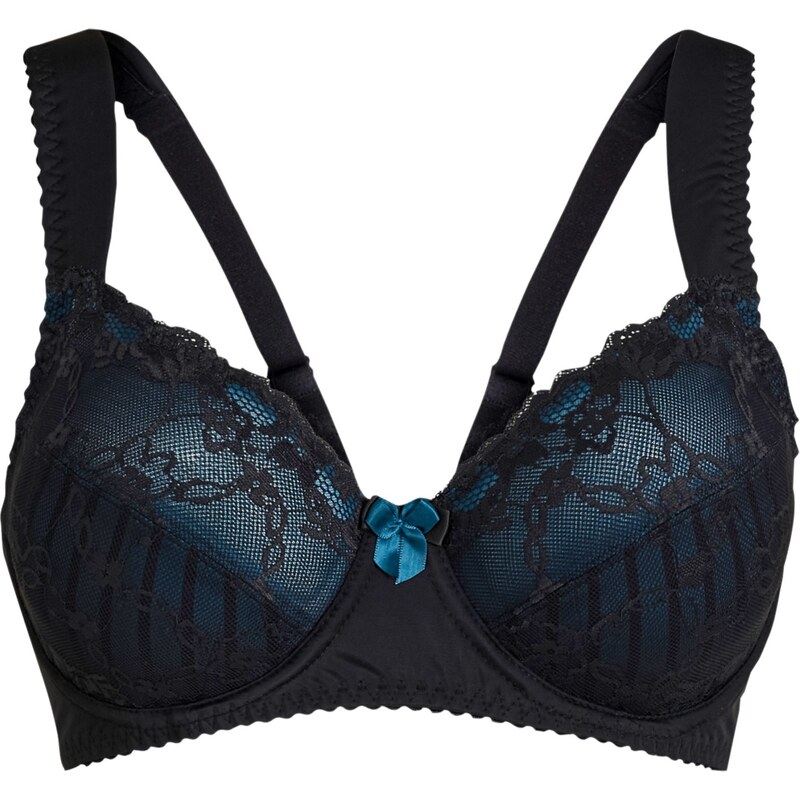 bonprix Podprsenka minimizer s vystuženými ramienkami, farba čierna 44732629