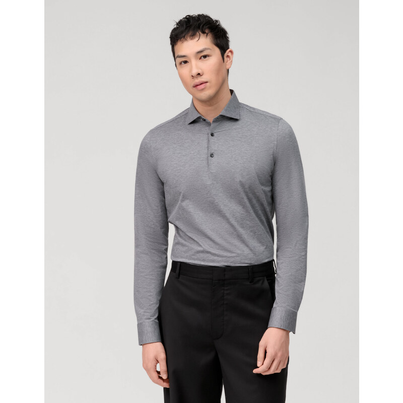 Pánska polokošeľa Dynamic Flex Jersey OLYMP body fit 48046972