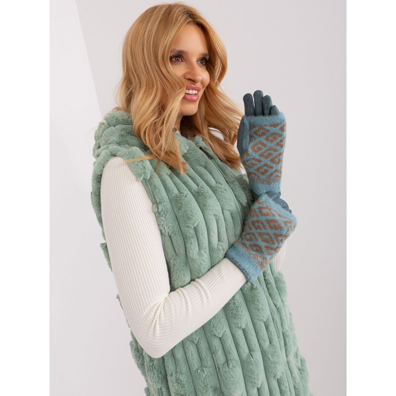 Wool Fashion Italia Gloves-AT-RK-2310.93-mint 64667618