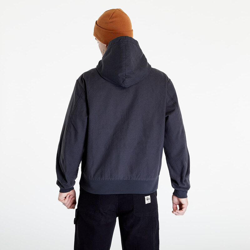 Pánska bunda Nike Life Men's Padded Hooded Jacket Off Noir/ White