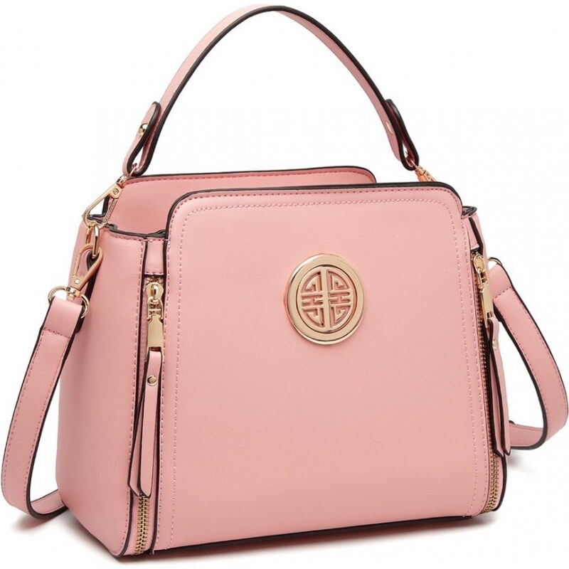 Dámska moderná kabelka Miss Lulu LB2126- ružová 48065910