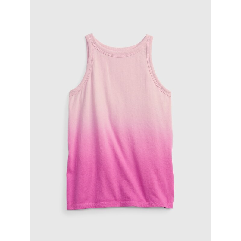 Ružové dievčenské tielko bavlnené GAP 50615531