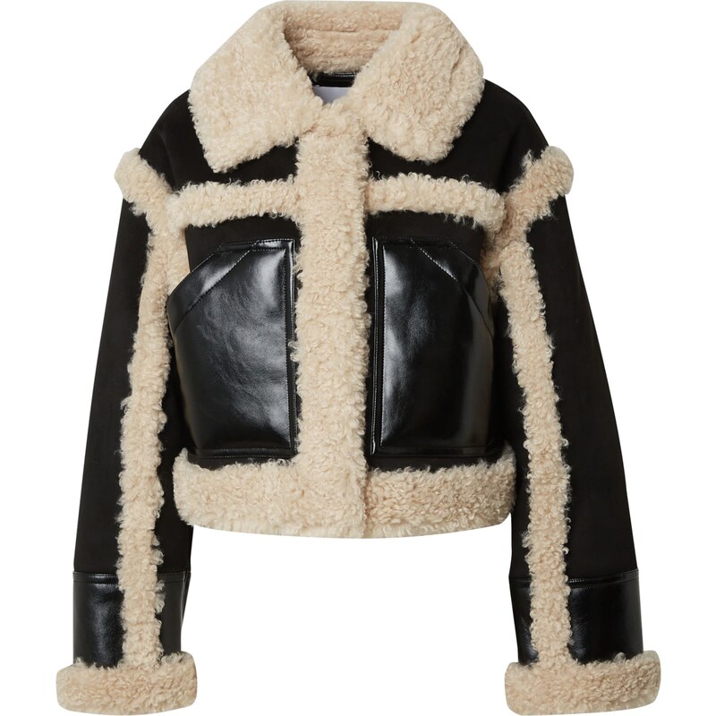 STAND STUDIO Prechodná bunda béžová / čierna 61938398