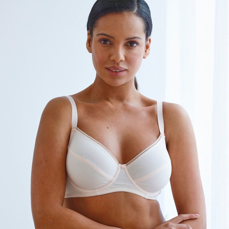 Súprava 2 strečových podprseniek s kosticami čierne ríbezle+telová 095 62526715