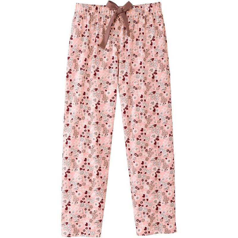 3/4 pyžamové nohavice s celopotlačou ružová 040 Blancheporte 48078845